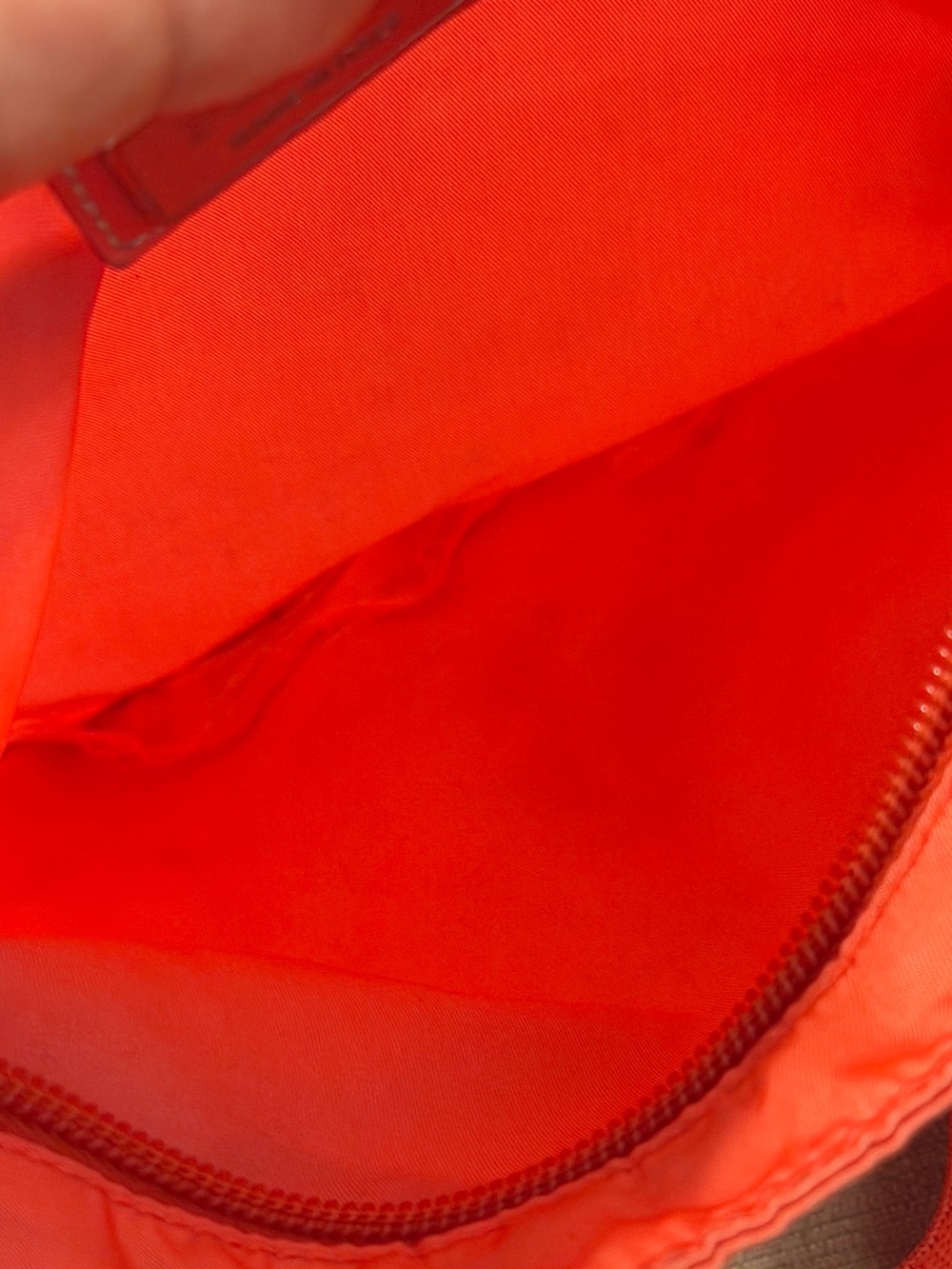 Prada Bright Orange Nylon Sling Bag for Men - Picture 8 of 10